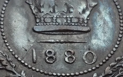 Wide Date, Low 0, Re-engraved F