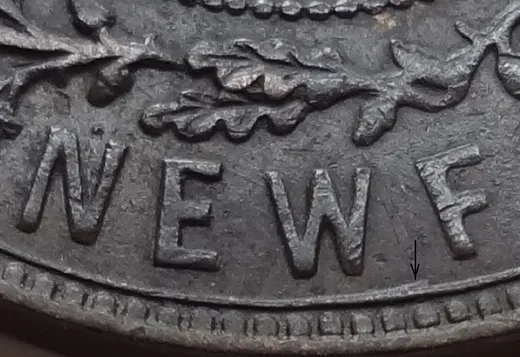 Wire Border Stub below NEWF