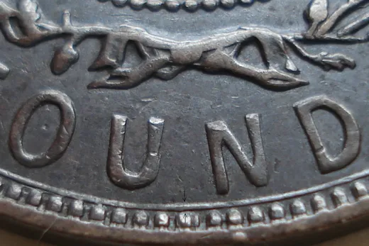 Re-engraved Letters in OUND