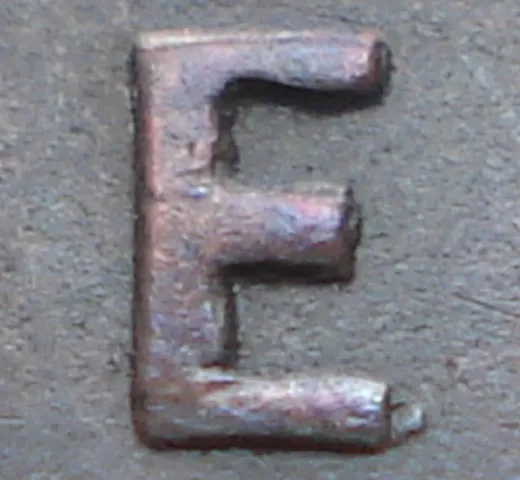 Re-engraved E in ONE