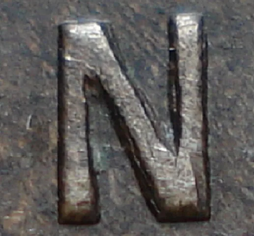 Re-engraved N in ONE