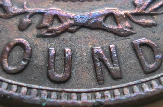 Re-engraved Letters (All) in OUND