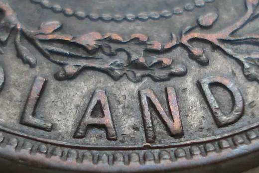 Re-engraved N & D in LAND