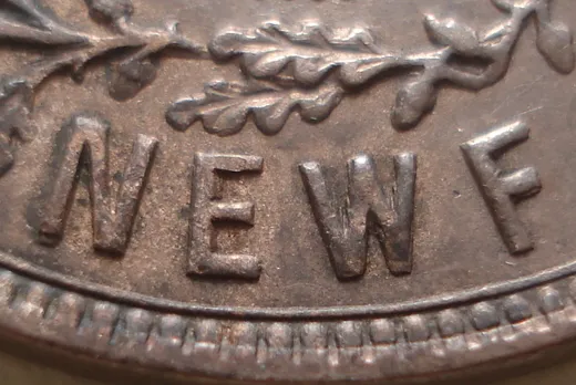 Re-engraved Letters in NEWF