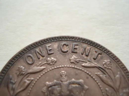 Re-engraved C in CENT