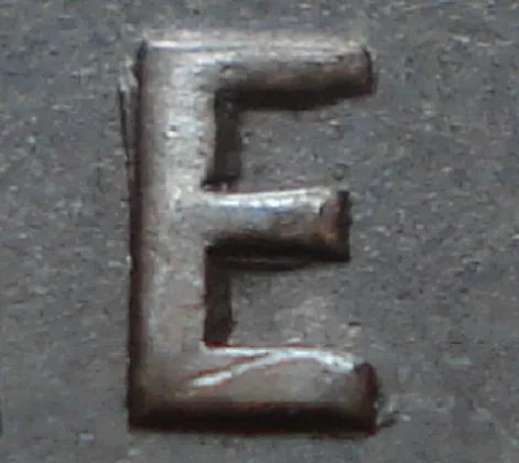 Re-engraved E in ONE