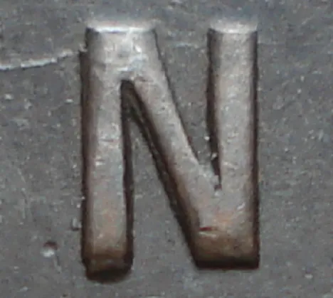 Re-engraved N in ONE
