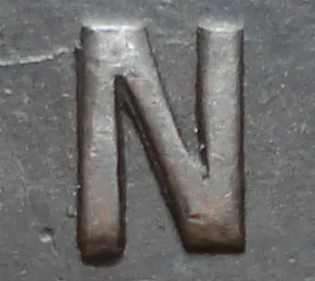 Re-engraved N in ONE