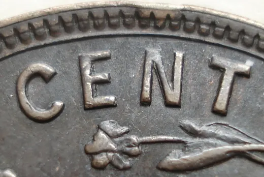 Re-engraved Letters in [CENT]