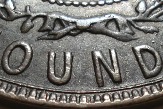 Re-engraved Letters in [OUND]