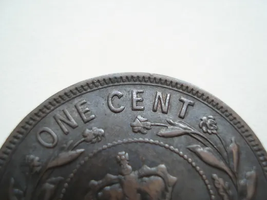 Re-engraved E in CENT