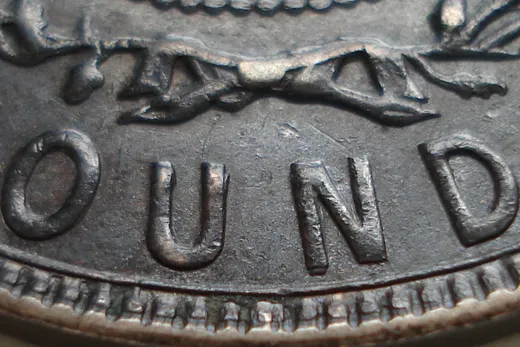 Re-engraved Letters in OUND