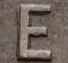 Re-engraved E in ONE