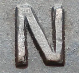 Re-engraved N in ONE