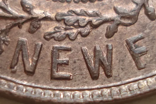 Re-engraved Letters in NEWF