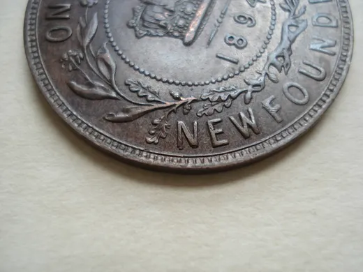 Re-engraved N in NEWF