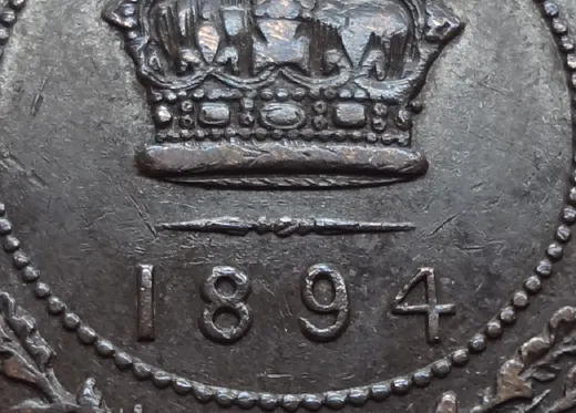 Medium Date, Re-engraved F
