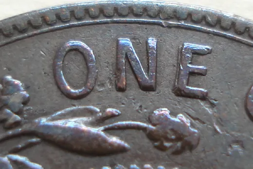 Re-engraved Letters in ONE
