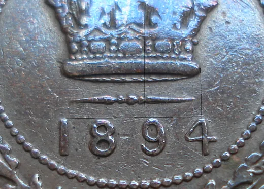 Medium Date, Wide 89, Repunched 1 & 8