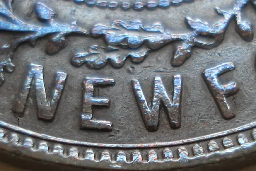 Re-engraved Letters in NEWF