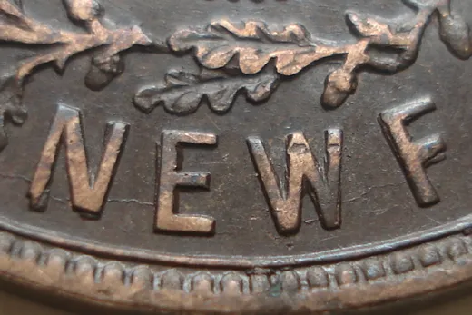 Re-engraved Letters in NEWF
