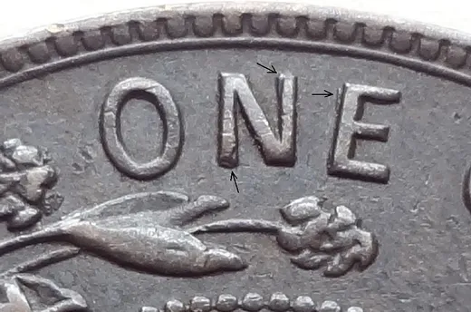 Re-engraved Letters in ONE