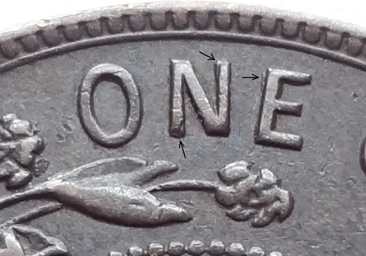Re-engraved Letters in ONE