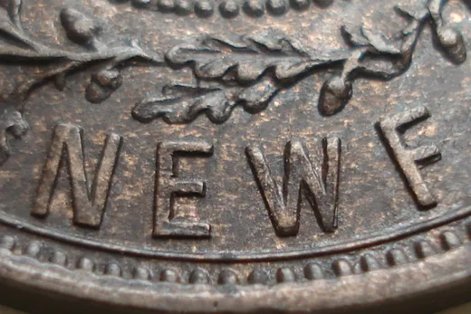 Re-engraved [W & F] in NEWF