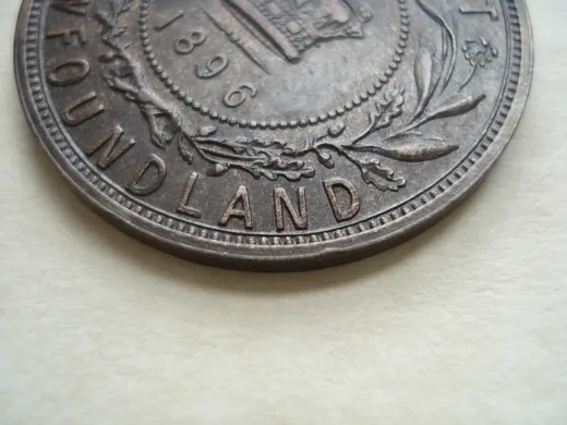 Re-engraved N in LAND