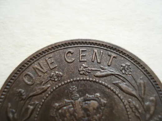 Re-engraved E in CENT