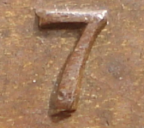 Wide Date, Repunched 7