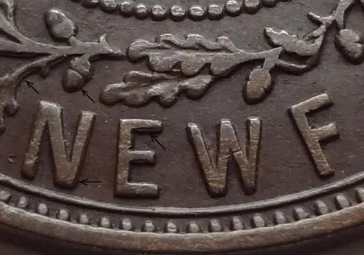 Re-engraved N & E NEWF