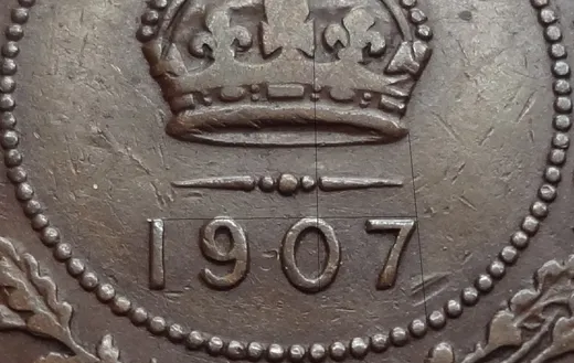 Medium Date, Re-engraved Acorn