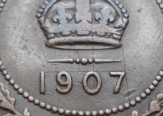 Medium Date, Re-engraved Acorn