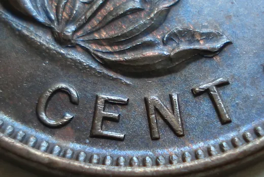 Wide Date, Re-engraved Reverse