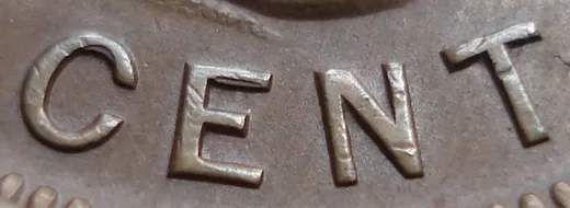 Wide Date, Dbl Repunched O