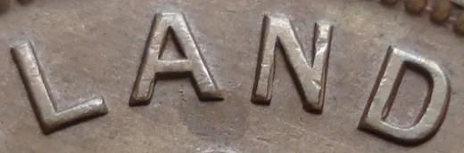 Wide Date, Dbl Repunched O