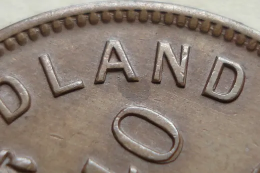 Wide Date, Dbl Repunched O