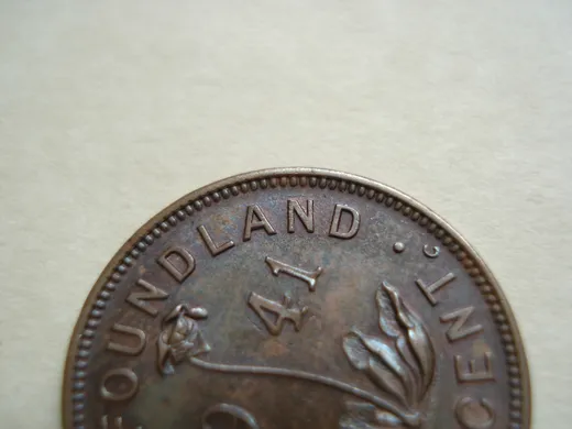 Re-engraved N in ('LAND)