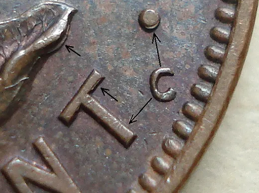 Centre C & Re-engraved