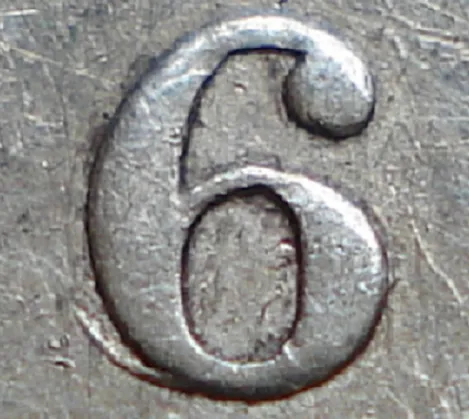 Repunched 6, Left Tail z