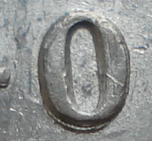 Wide Date, Repunched 40 (Weak 4)
