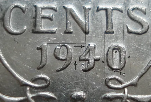 Wide Date, Repunched