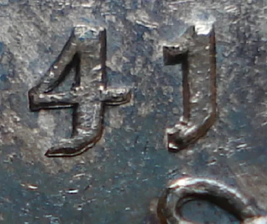 Narrow Date, Re-engraved Reverse