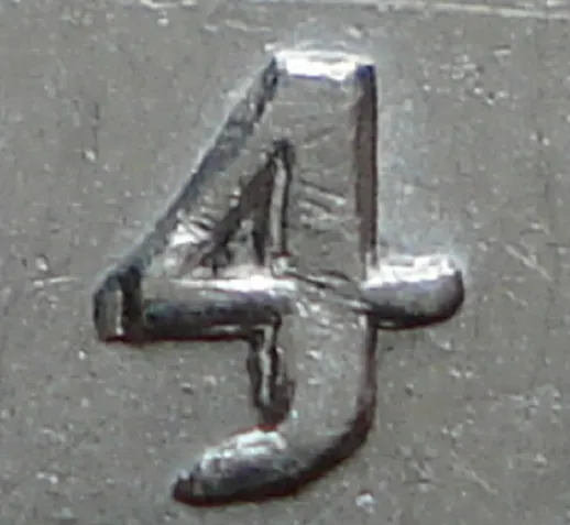 Medium Date, Repunched 4
