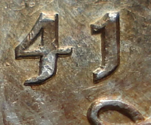Narrow Date, Re-engraved Reverse