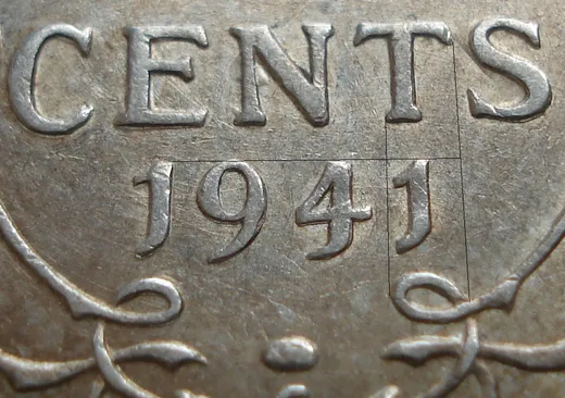 Narrow Date, Re-engraved Reverse