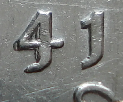 Medium Date, Repunched 4
