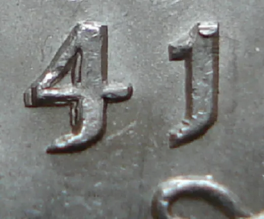 Medium Date, Repunched 4