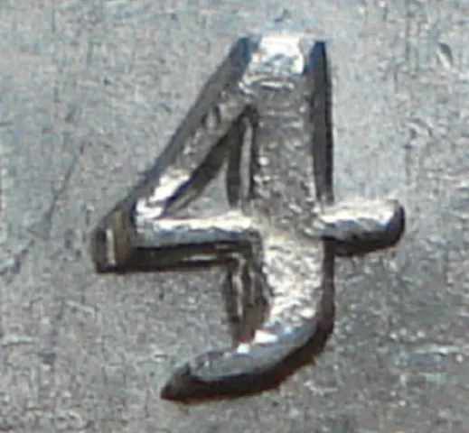 Medium Date, Repunched 4